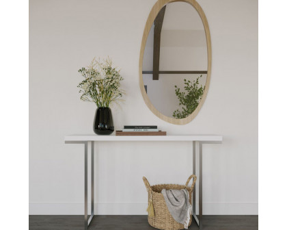 Moe's - Repetir Console Table in White