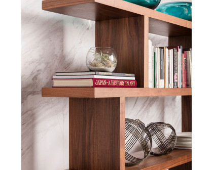 Moe's Miri Mid-Century Modern Large Shelf - Brown