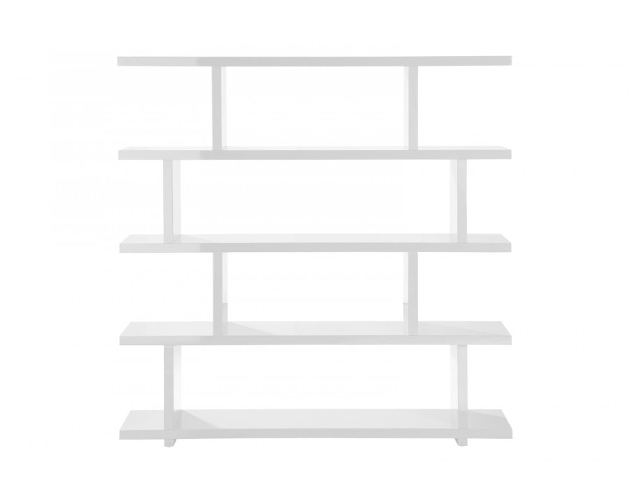 Moe's Miri Mid-Century Modern Large Shelf - White