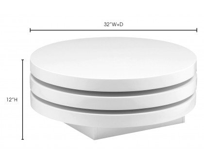 Moe's - Torno Coffee Table in White