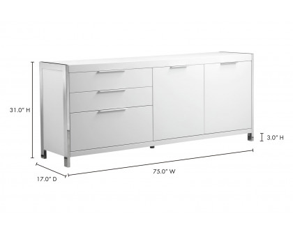 Moe's - Neo Sideboard in White