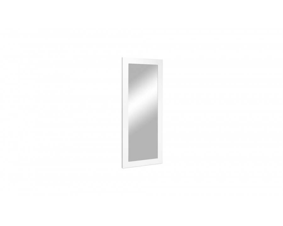 Moe's - Kensington Contemporary Large Mirror in White