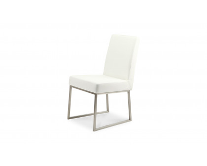 Moe's - Tyson Modern Dining Chair Set of 2 in White