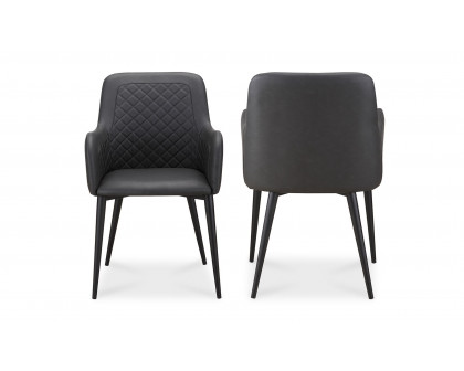 Moe's Cantata Contemporary Dining Chair Set of 2 - Black