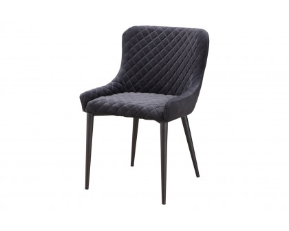 Moe's Etta Contemporary Dining Chair - Dark Gray