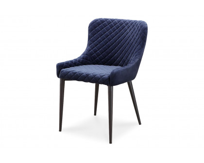 Moe's Etta Contemporary Dining Chair - Navy Blue