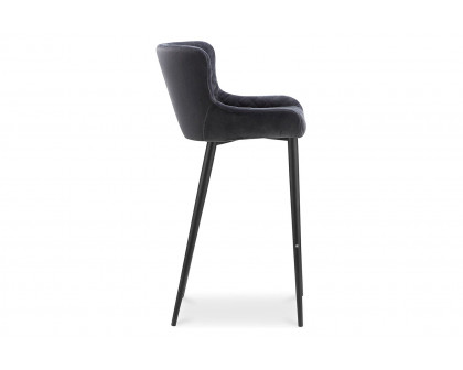 Moe's Etta Bar Stool - Dark Gray