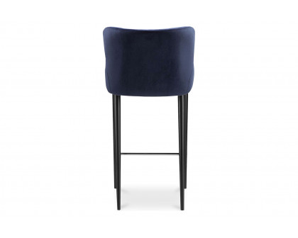 Moe's Etta Bar Stool - Navy Blue