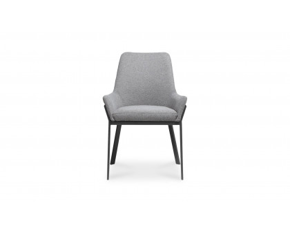 Moe's - Lloyd Contemporary Dining Chair Set of 2 in Dark Gray