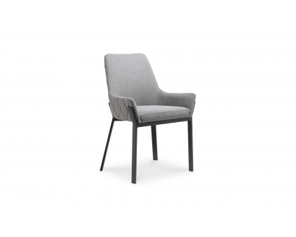 Moe's - Lloyd Contemporary Dining Chair Set of 2 in Dark Gray