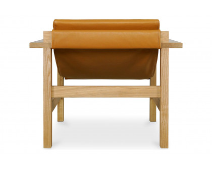 Moe's Annex Lounge Chair - Hazel Brown Leather