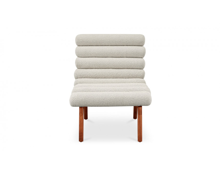 Moe's Arlo Contemporary Accent Chair - Off White