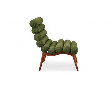 Moe's Arlo Contemporary Accent Chair - Dark Green