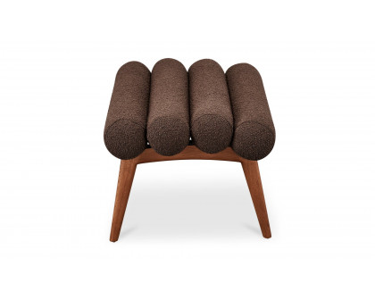 Moe's Arlo Contemporary Stool - Deep Brown