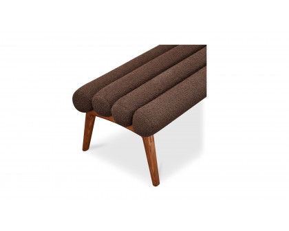 Moe's Arlo Contemporary Bench - Deep Brown