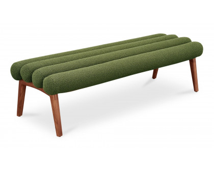 Moe's Arlo Contemporary Bench - Dark Green