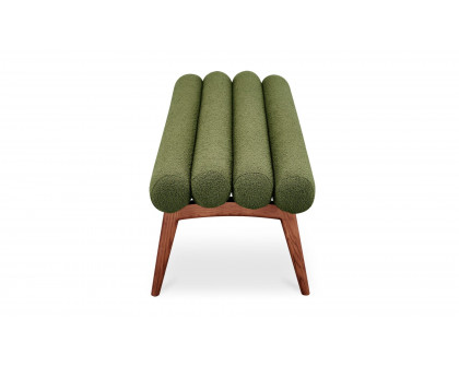 Moe's Arlo Contemporary Bench - Dark Green