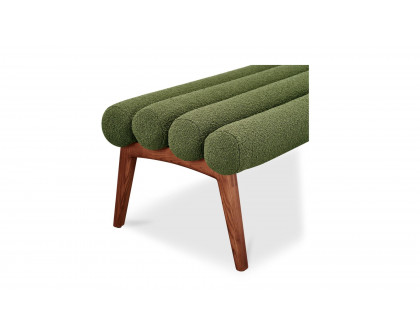 Moe's Arlo Contemporary Bench - Dark Green