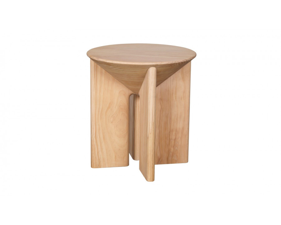 Moe's - Nekko Modern Round Accent Table in Natural