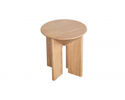 Moe's - Nekko Modern Round Accent Table in Natural