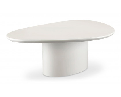 Moe's Eden Modern Coffee Table - Ivory White Lacquer