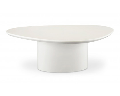 Moe's Eden Modern Coffee Table - Ivory White Lacquer