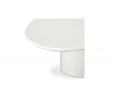 Moe's Eden Modern Coffee Table - Ivory White Lacquer