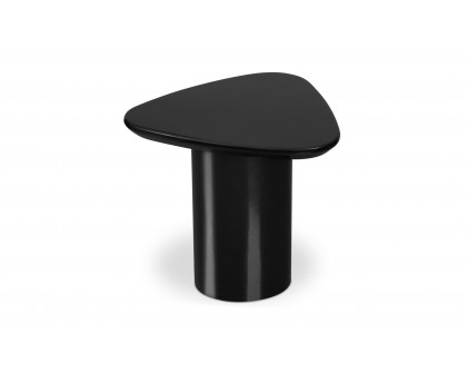 Moe's Eden Modern Triangular Accent Table - Black Lacquer