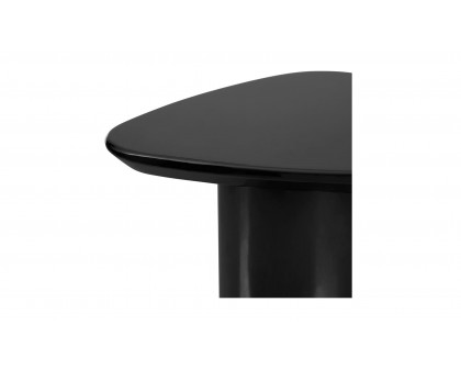 Moe's Eden Modern Triangular Accent Table - Black Lacquer