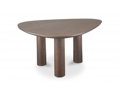 Moe's Finley Contemporary Triangular Dining Table - Smoked