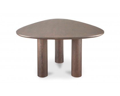 Moe's Finley Contemporary Triangular Dining Table - Smoked