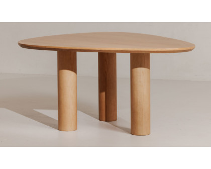 Moe's Finley Contemporary Triangular Dining Table - Natural