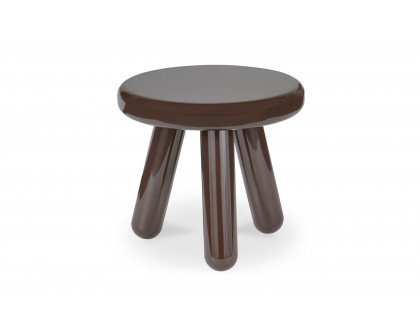 Moe's Joy Contemporary Accent Table - Dark Brown Lacquer