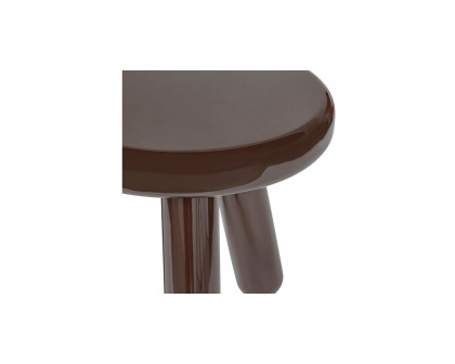 Moe's Joy Contemporary Accent Table - Dark Brown Lacquer