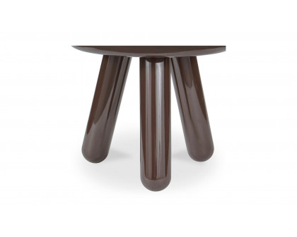 Moe's Joy Contemporary Accent Table - Dark Brown Lacquer