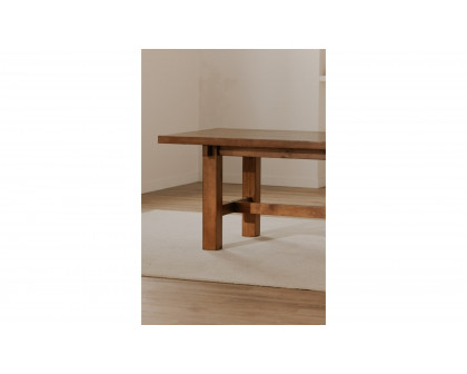 Moe's Mikoshi Rustic Small Dining Table - Vintage Brown