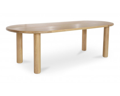 Moe's Milo Contemporary Oval Dining Table - Oak, Small