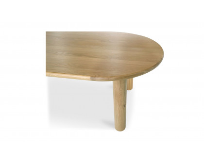 Moe's Milo Contemporary Oval Dining Table - Oak, Small