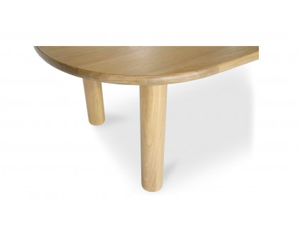 Moe's Milo Contemporary Oval Dining Table - Oak, Small