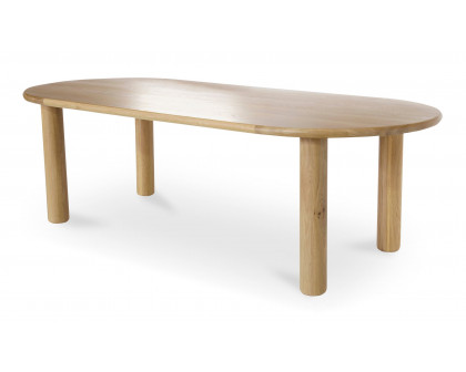 Moe's Milo Contemporary Oval Dining Table - Oak, Small