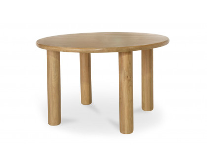 Moe's Milo Contemporary Round Dining Table - Oak, Small