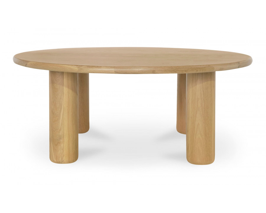 Moe's - Milo Contemporary Round Coffee Table in Oak