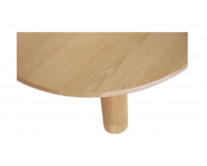 Moe's - Milo Contemporary Round Coffee Table in Oak