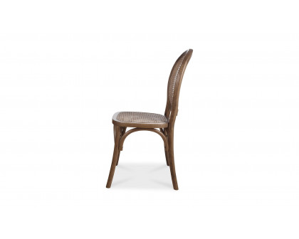 Moe's - Rivalto Scandinavian Dining Chair Set of 2 in Brown