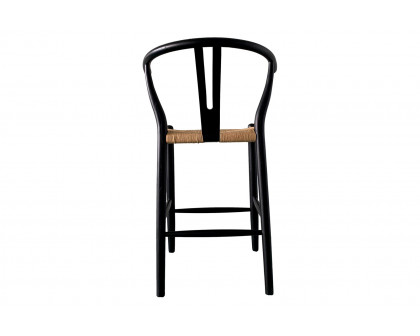 Moe's Ventana Counter Stool - Black and Natural