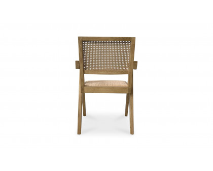 Moe's Takashi Mid-Century Modern Chair Set of 2 - Natural