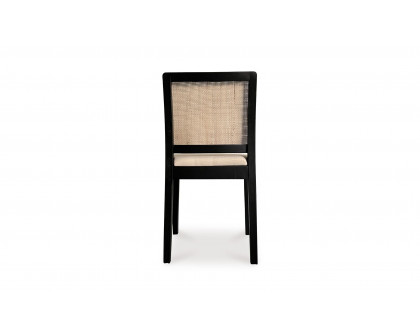 Moe's Orville Contemporary Dining Chair Set of 2 - Black