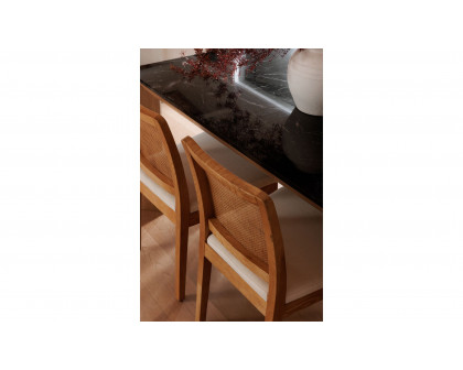 Moe's Orville Contemporary Dining Chair Set of 2 - Natural