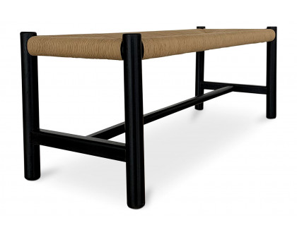 Moe's Hawthorn Bench - Black, Small