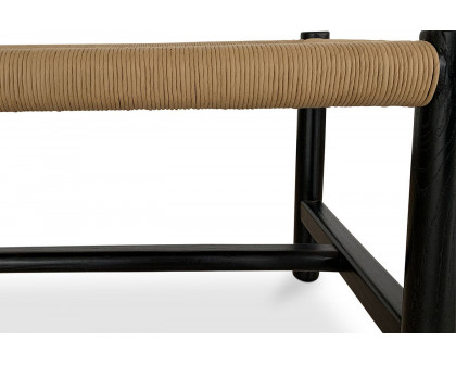 Moe's Hawthorn Bench - Black, Small